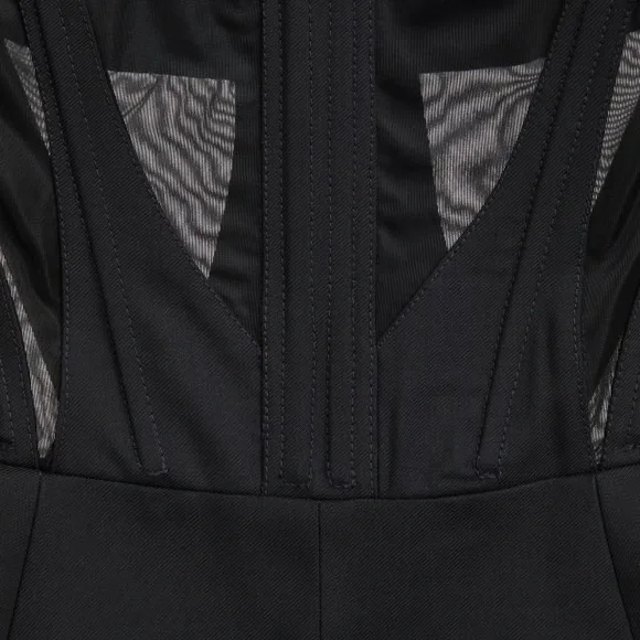 RARE LIMITED MUGLER H&M Corset Style Wool Jacket Blazer